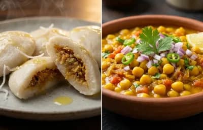 Manda Pitha with Ghuguni