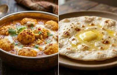 Mangodi Sabzi with Jowar Roti
