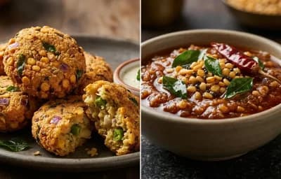 Masala Vada with Allam Pachadi