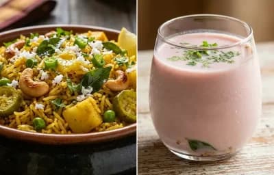 Masale Bhat with Sol Kadhi