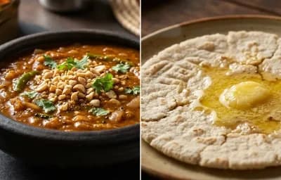 Maskachi Bhaji with Jowar Bhakri