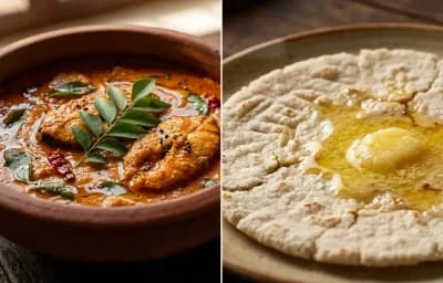 Meen Gassi with Jowar Bhakri