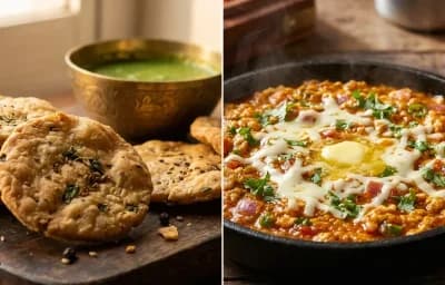 Methi Mathri with Anda Ghotala