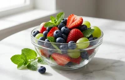 Mixed Berries and Grapes