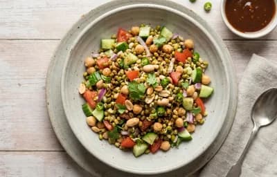 Mixed Sprouts and Peanut Salad