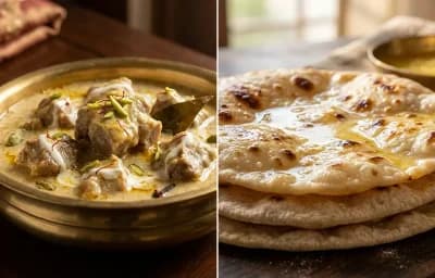 Mohan Maas with Chapati