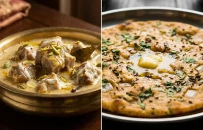 Mohan Maas with Missi Roti