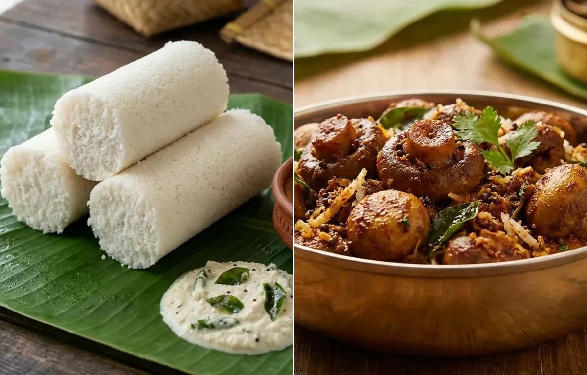 Moode with Mushroom Sukka