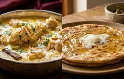 Mughlai Chicken with Paratha