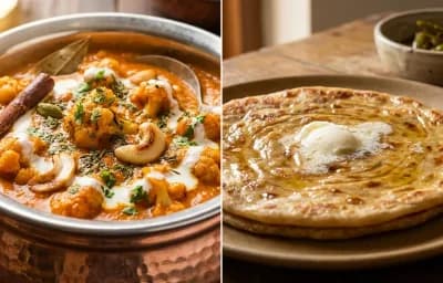 Mughlai Gobi Masala with Paratha