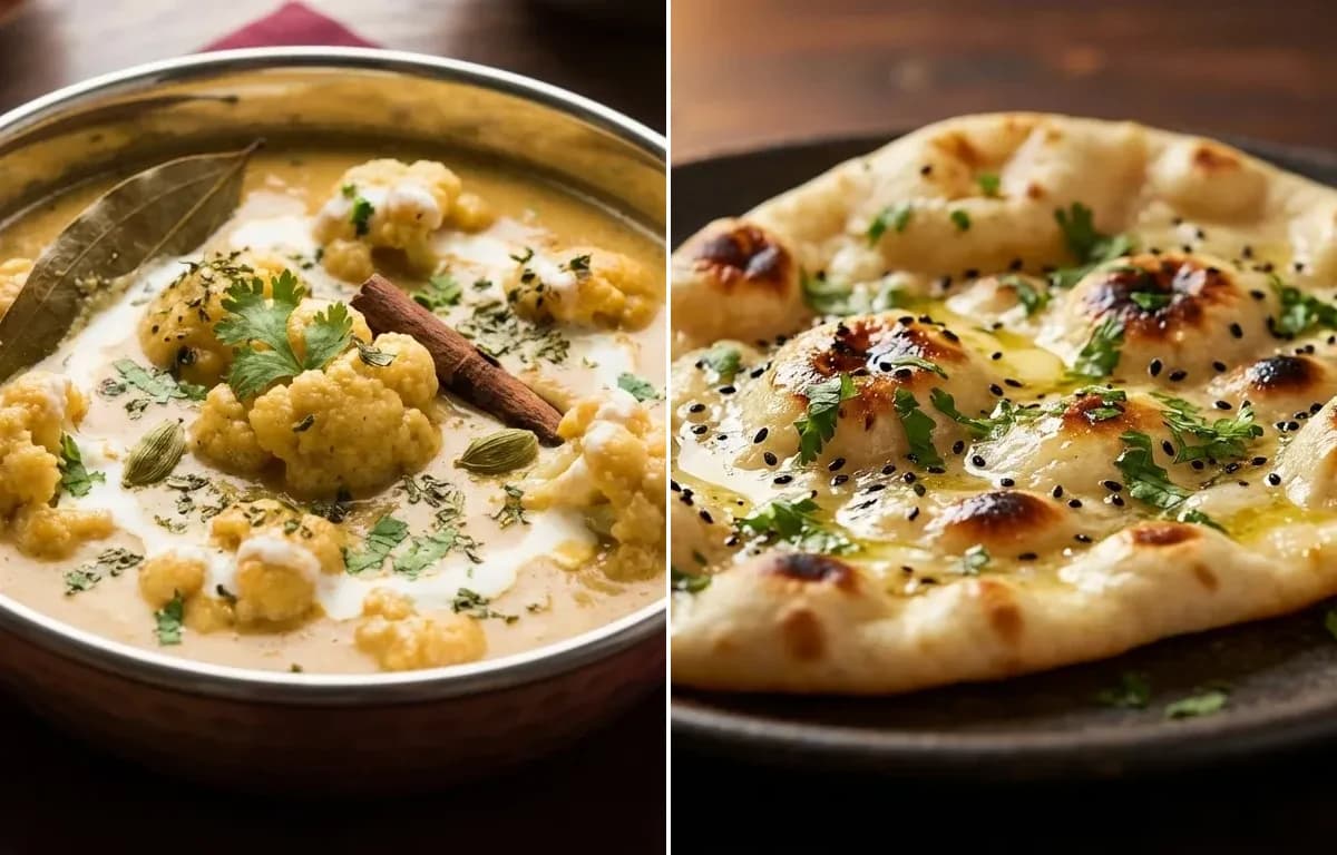 Mughlai Gobi with Naan