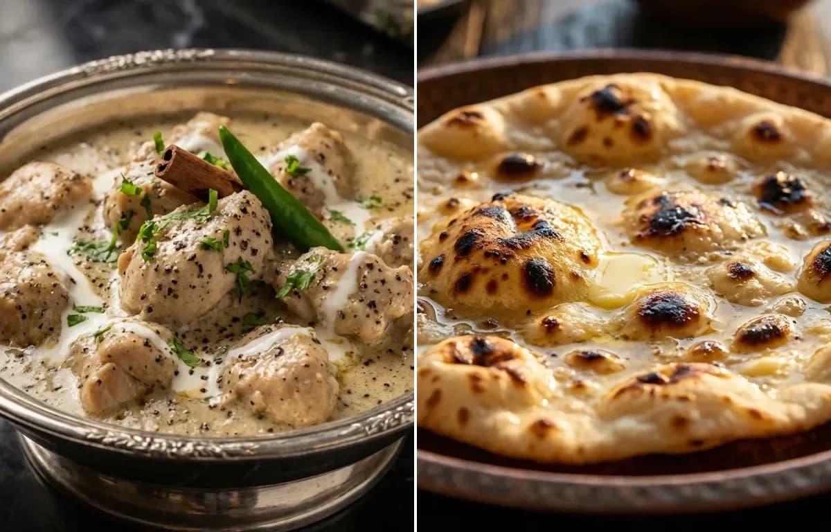 Murgh Kali Mirch with Tandoori Roti