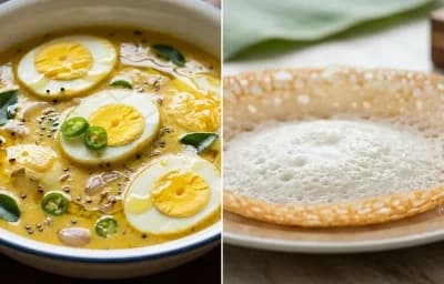 Mutta Mappas with Kerala Appam