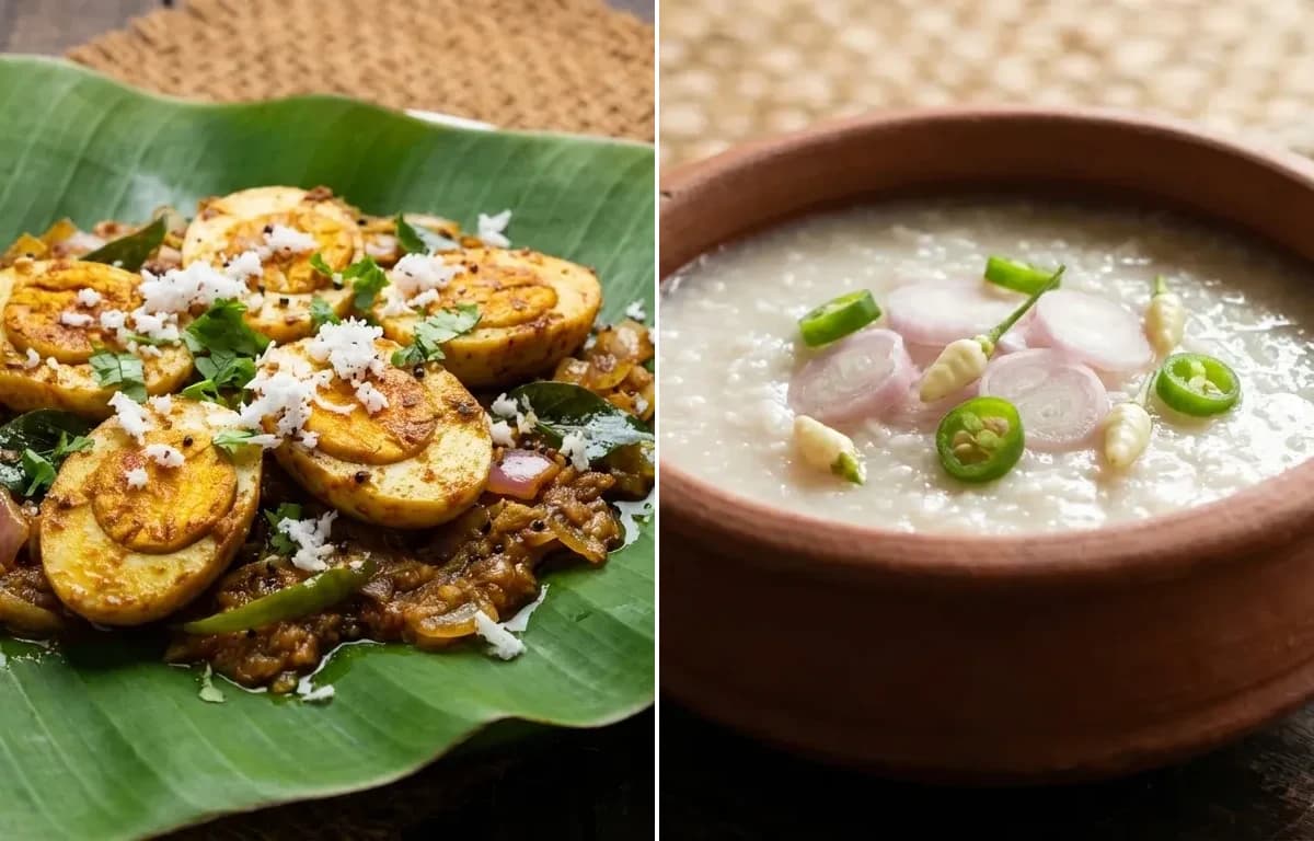 Mutta Porichathu with Pazhamkanji