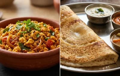 Muttai Keema with Dosa