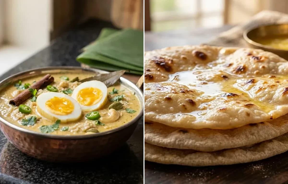 Muttai Kurma with Chapati