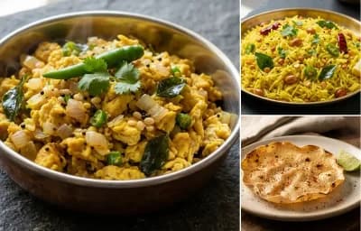 Muttai Podimas with Lemon Rice