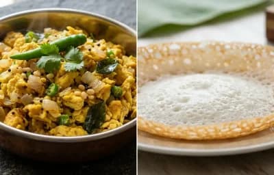 Muttai Podimas with Kerala Appam