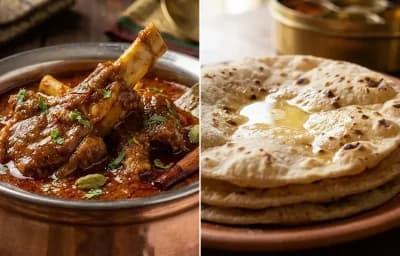 Mutton Chaap with Roti