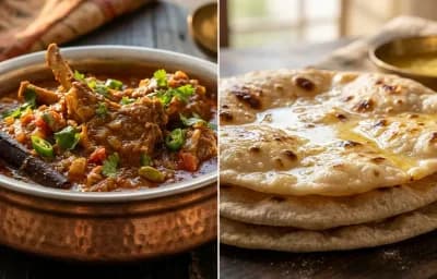 Mutton Chops Masala with Chapati
