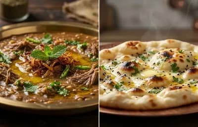 Mutton Haleem with Butter Naan