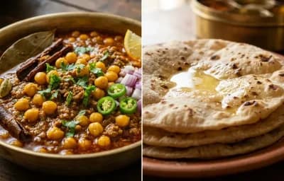 Mutton Keema Ghughni with Roti