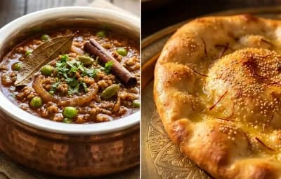 Mutton Keema Masala with Taftan