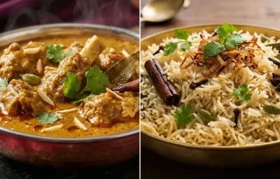 Mutton Korma with Bagara Rice