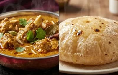 Mutton Korma with Phulka