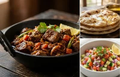 Mutton Liver Fry with Chapati