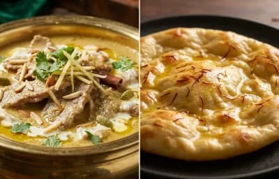 Mutton Pasanda with Saffron Sheermal