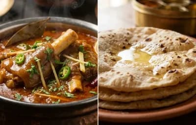 Mutton Paya with Roti