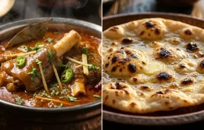 Mutton Paya with Tandoori Roti