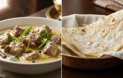 Mutton Rezala with Roomali Roti