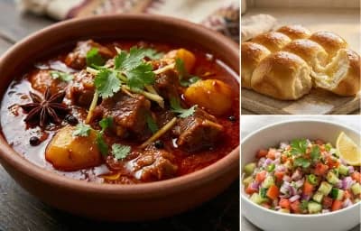 Mutton Vindaloo with Ladi Pav