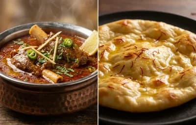 Nalli Nihari with Saffron Sheermal