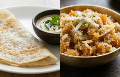 Neer Dosa with Kayi Bella