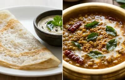 Neer Dosa with Padengi Gassi