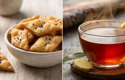 Nimki with Assamese Red Tea
