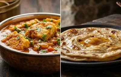 Omelette Curry with Ghadichi Poli