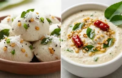 Oondi with Coconut Chutney