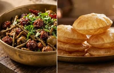 Panchkuta Sabzi with Puri