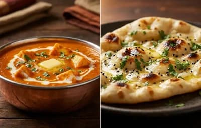 Paneer Butter Masala with Naan