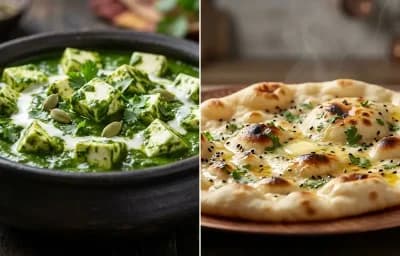 Paneer Hyderabadi with Butter Naan