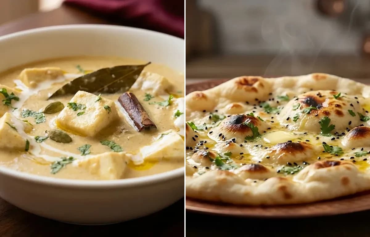 Paneer Korma with Butter Naan