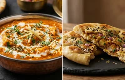 Paneer Lababdar with Amritsari Kulcha
