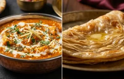 Paneer Lababdar with Warqi Paratha