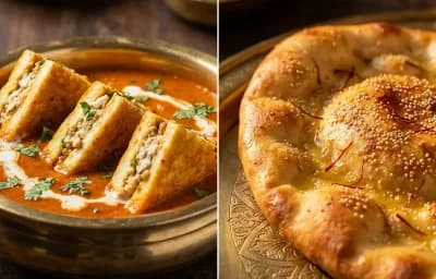 Paneer Pasanda with Taftan