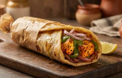 Paneer Tikka Kathi Roll