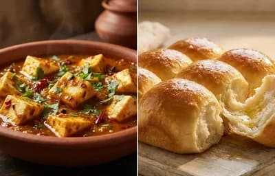 Paneer Vindaloo with Ladi Pav